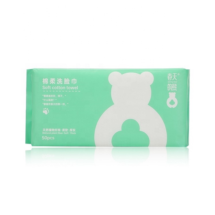 Disposable face towel