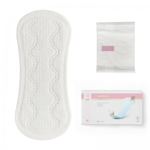 Organic cotton sanitary napkin for woman