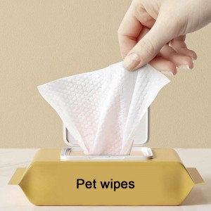 Wholesale Non-Woven Pet Wipes for Cat Dog Tooth Pet Grooming Wet Wipes