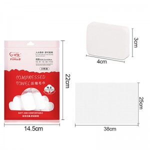 Portable high-quality absorbent disposable compressed Cotton face towel