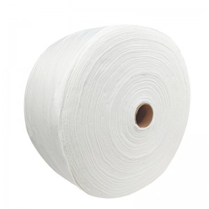 Roll material for disposable cotton pads