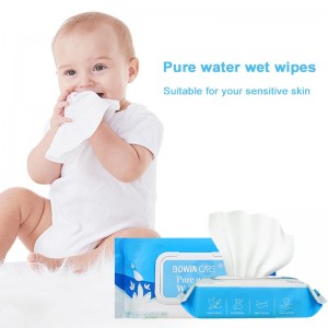 Baby skin care baby water low MOQ EDI Pure Water wipes