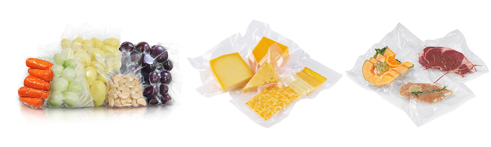 Which kind of food should be packaged in a vacuum packaging bag?