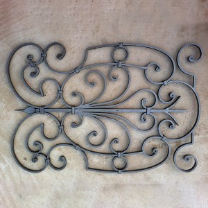 OEM Manufacturer Iron Stair Handrail - Ornamental Wrought Iron Component – Boya
