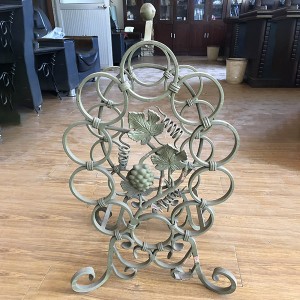 New Delivery for Steel Farm Gates - Iron Metal Wine Holder – Boya