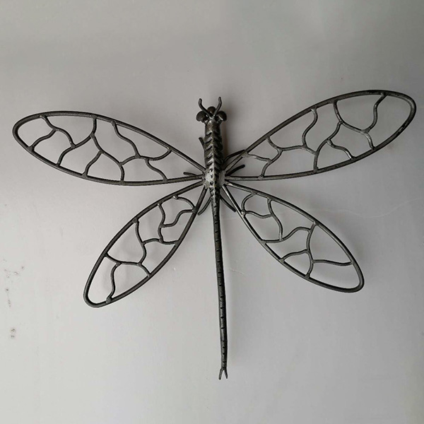 Fixed Competitive Price Metal Security Doors - Home Wall Iron Dragonfly Decor – Boya