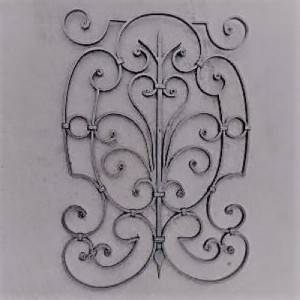 Manufactur standard Decorative Iron Spindle - Ornamental Wrought Iron Panel – Boya