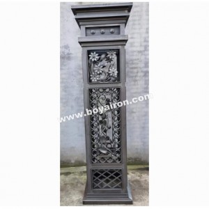 Outdoor Iron Gate Post Hardware Steel Ornaments