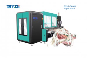 Fabric printing machine with 48 pieces of G6 ri...