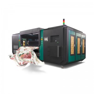 Digital inkjet fabric printer with 64 pieces of Starfire 1024 Print head