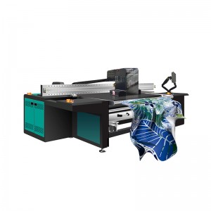 Digital printing on fabric machine with 8 pieces of ricoh G6 printing head