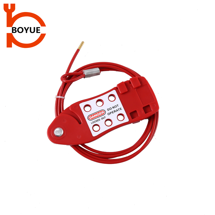 China wholesale Universal Steel Cable Lockout - Fish-type Loto adjustable Safety Cable Lockout AC-04 – Boyue