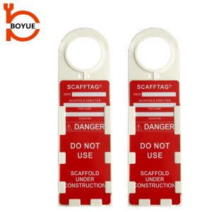Plastic Safety Scaffolding Holder tag KT-01