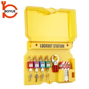 Factory Cheap Plastic Safety Lockout Station 406X315X65mm