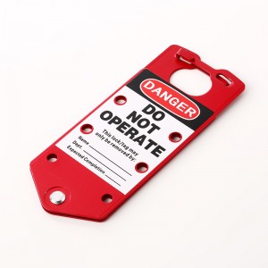 Fixed Competitive Price 3 Holes Lockout Hasp - Safety Lockout Tagout Aluminum Alloy Labelled Group Lockout Hasps HSS-01 – Boyue
