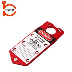 Well-designed Steel Lockout Hasp - Safety Lockout Tagout Aluminum Alloy Labelled Group Lockout Hasps HSS-01 – Boyue
