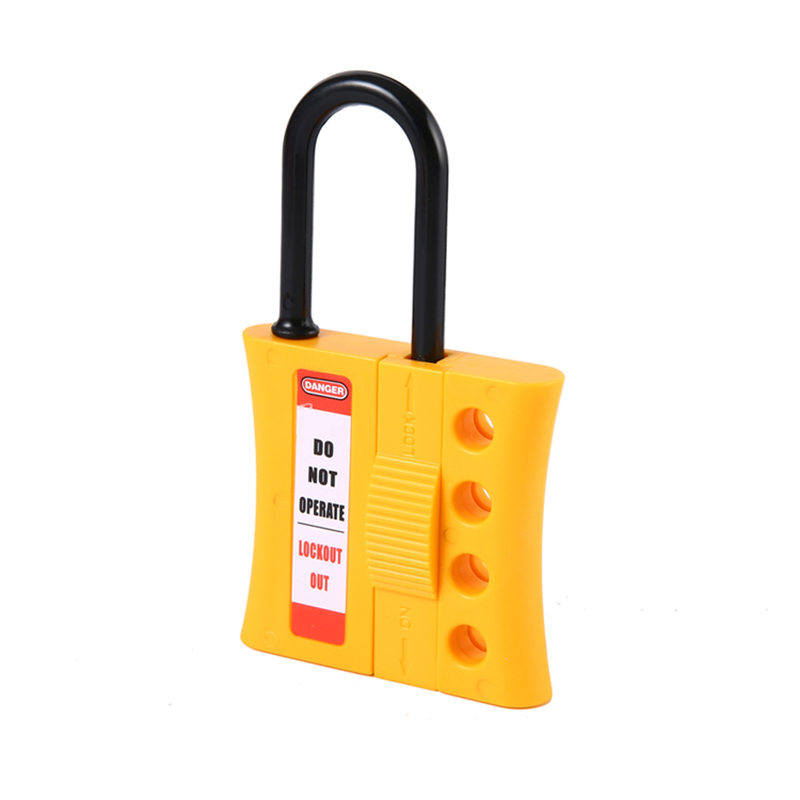 Top Quality Plastic Hasp Lockout Hasp - Yellow Nylon Shackle Safety 4 Hole Lockout Hasp HN-03 HN-04 – Boyue