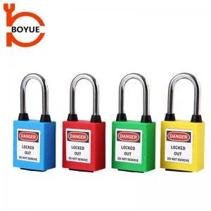 Factory supplied Customized Curved Plastic Dustproof and Waterproof Laminated Padlock