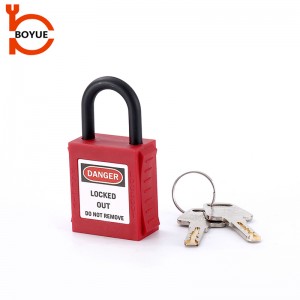 Wholesale Price China Cable Safety Padlock - Industrial 25mm insulation shackle safety padlock PL25 – Boyue