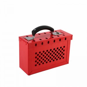 2021 High quality China Boyue Portable Metal Group Safety Lockout Kit Lockout Box