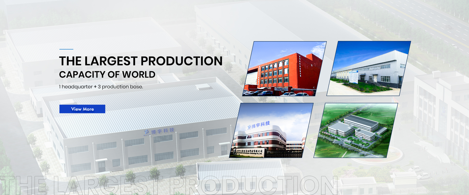 THE LARGEST PRODUCTION CAPACITY OF WORLD