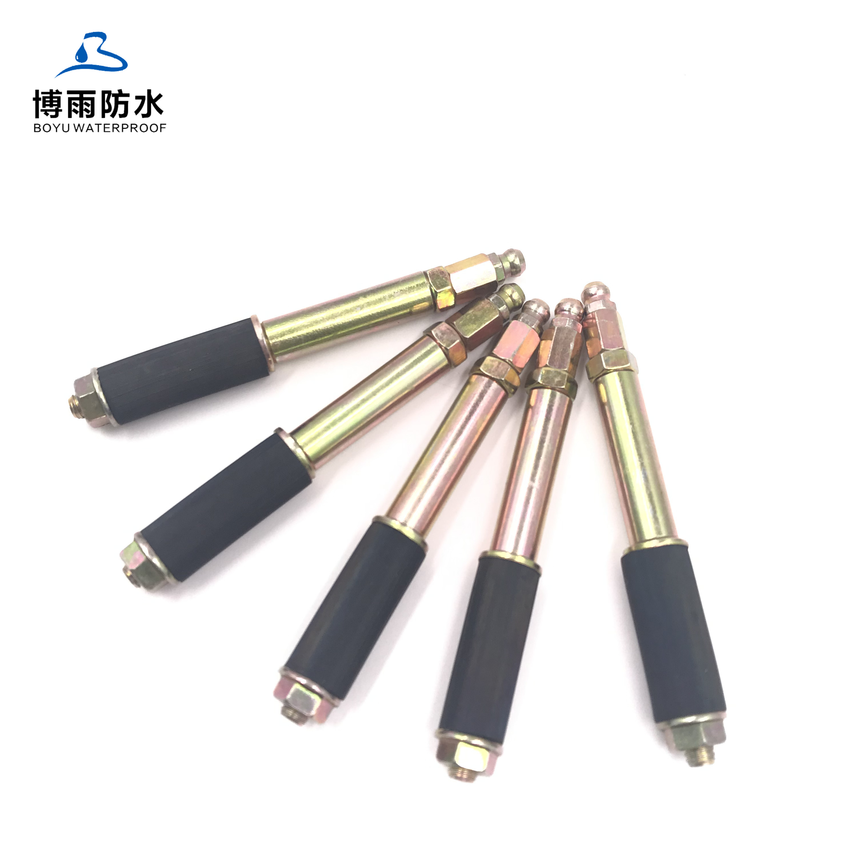 Brass color Injection Packers steel 13*150mm A15 grouting injection packers