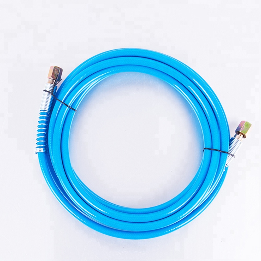 5 Meters Long Blue High Pressure Plastic Spray Hose Pipe for  Foam Injection Machine