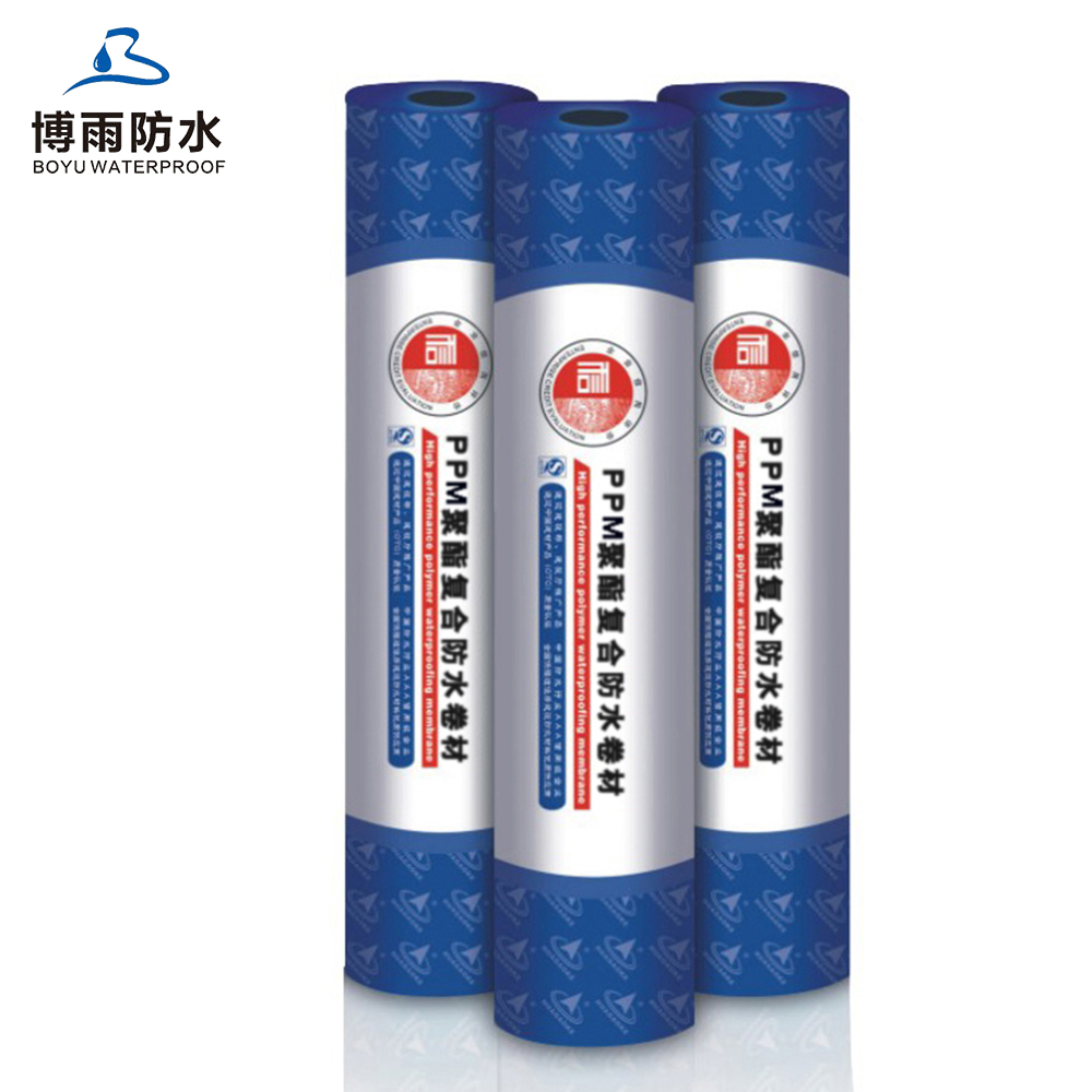 China factory PVC polyvinyl chloride waterproof coiled material membrane for building house railway tunnel Featured Image