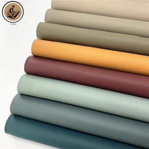 Wholesale Vinyl Synthetic Leather Manufacturer –  Eco nappa grain fabric solvent free silicone stain resistance PU faux leather for furniture upholstery – CIGNO