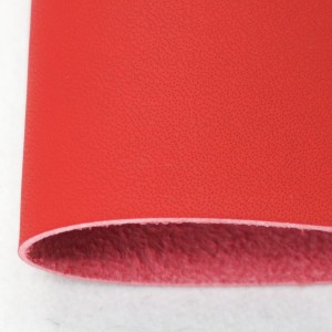 Classic medium size litchi pattern microfiber leather for handbags