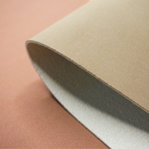 Thick recycled leather custom logo hot stamping PU leather for trademarks tags labels