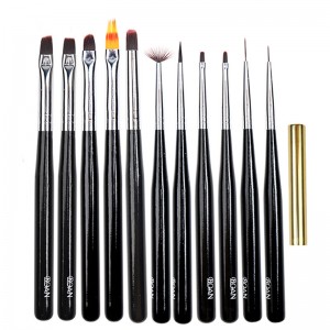 Professional Acrylic Nail Brush Set - Nail Art Acrylic Brush UV Gel Nail Painting Drawing Brush – Bo Qian