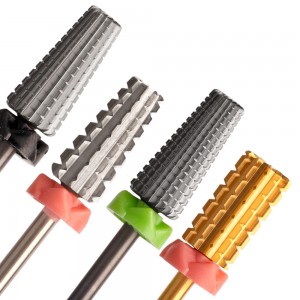 Chinese Professional Reverse Drill Bit Set - nail machine drill bits tungsten nail carbide drill bit nails cuticle set – Bo Qian