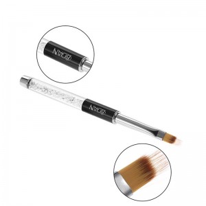 Nail Acrylic Brush - Rhinestone Crystal Acrylic Metal handle UV Gel Nail Drawing Pen Brush – Bo Qian