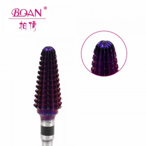 Good Quality Drill Bit Set - BQAN Safety Holographic Coated Manicure Carbide Nail Drill Bits for Nails – Bo Qian