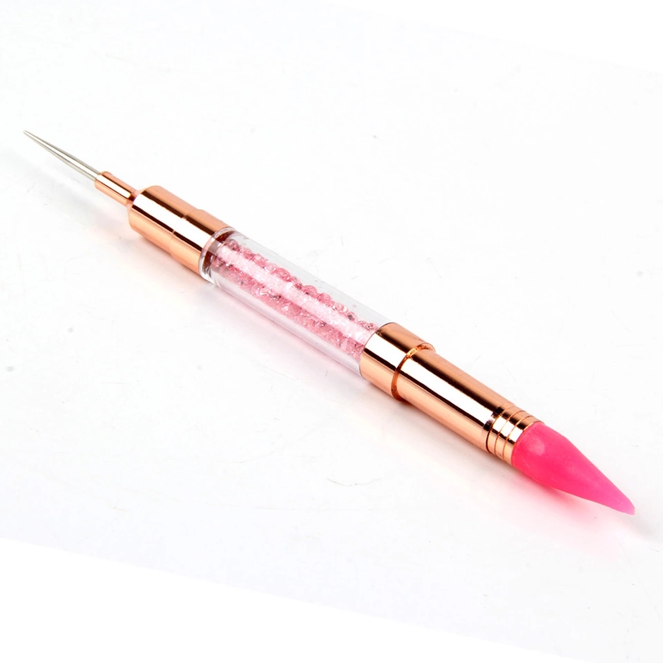 Professional Rhinestone Picker Acrylic Handle Wax Nail Art Dotting Pen