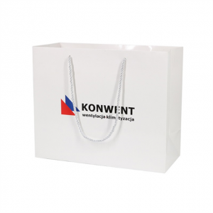 Hot Sales Custom Printed Garment Shopping Paper Bag with Ribbon cords