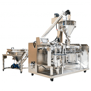 Premade pouch machine with mix weighting filling sealing for  Powder