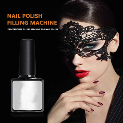 AUTO FILLING AND CAPPING MACHINE FOR NAIL GEL OR UV