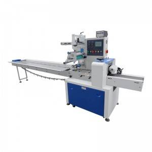 plastic film Flow Wrapping Machine for food metal hardware