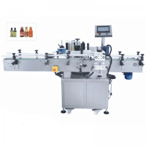 Full Auto Labeling Machine for round plate double face bottle label