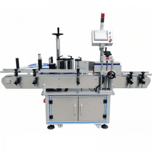 Full Auto Labeling Machine for round plate double face bottle label