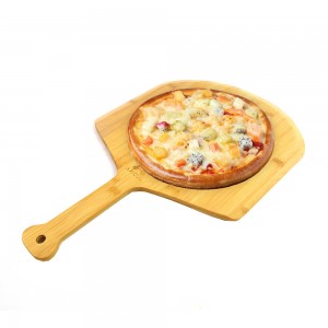 Professional Design China Bamboo Paddle Style Cutting Board Regular Chopping Block Plate with Grip Handle Engrave