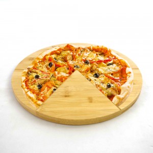 Factory Customized China Bamboo Cutting Board Tools Natural Bamboo Pizza Serving Board for Sandwich