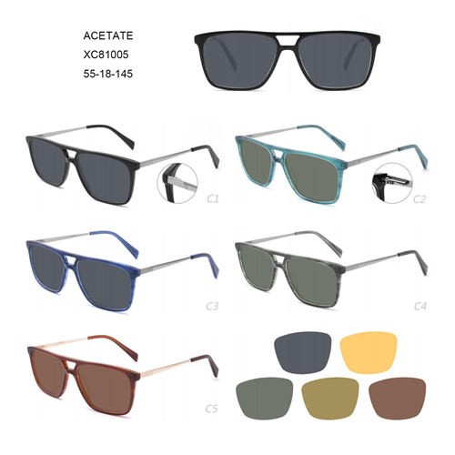 Reliable Supplier Folding Sunglasses - Acetate Colorful Hot Sale Lunettes De Soleil Square W34881005 – Mayya