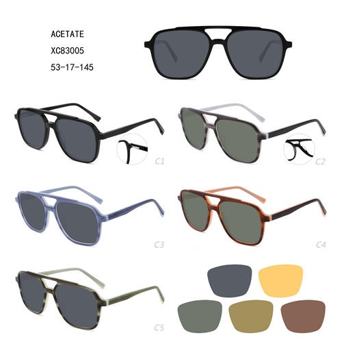 Factory wholesale Baseball Sunglasses - Acetate Colorful Lunettes De Soleil Hot Sale Square W34883005 – Mayya