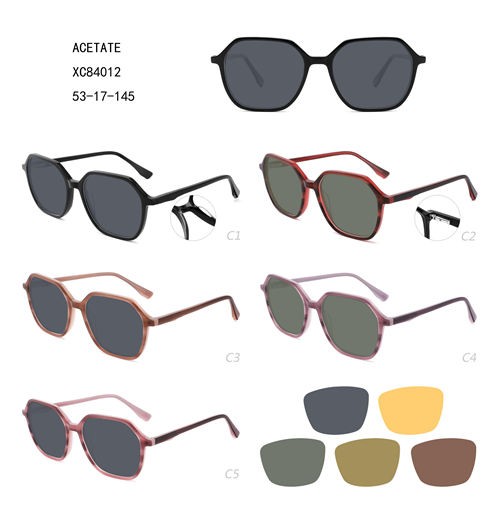 Factory making Nice Sunglasses - Acetate Colorful Women Lunettes De Soleil Hot Sale W34884012 – Mayya