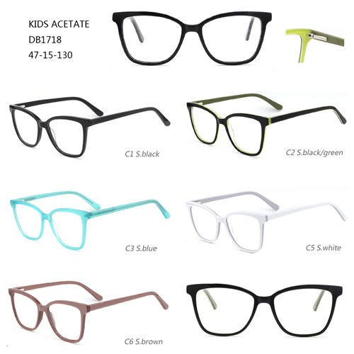 Acetate Eyewear Colorful Kids Optical Frame Special W3101718