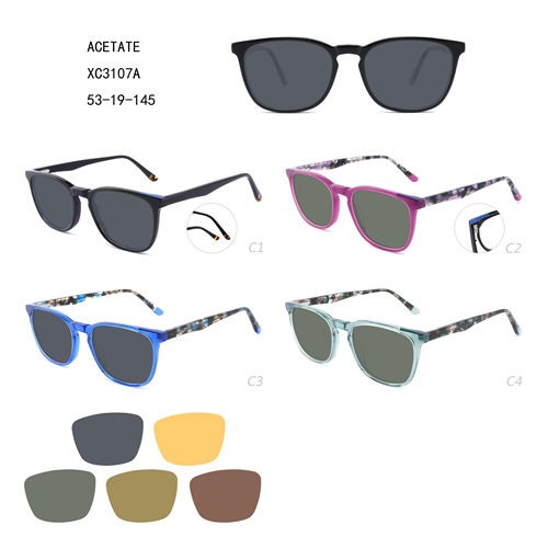 High Quality Trendy Sunglasses - Acetate Fashion Lunettes De Soleil New Design W3483107 – Mayya