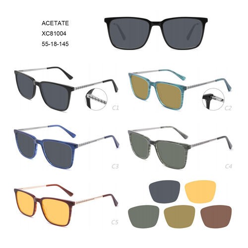 2022 wholesale price Mens Designer Sunglasses - Acetate Hot Sale Lunettes De Soleil Colorful Square W34881004 – Mayya